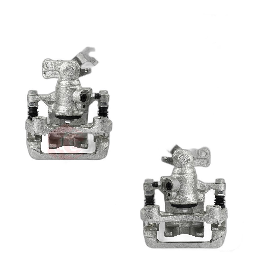 Rear Brake Caliper w/ Bracket Passenger + Driver Pair 2 For Ford Fusion 2006-12