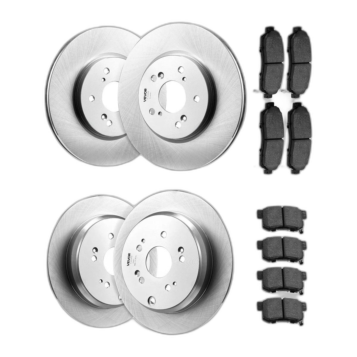 Front Rear Brake Kit for 2012-2016 Honda CR-V AWD Ceramic Rotors