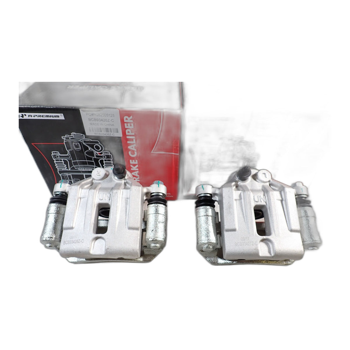 A-Premium Pair Rear Brake Calipers with Bracket for Kia Rondo 2007 2008 Wagon