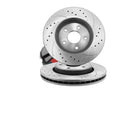 330mm Front Rotors Ceramic Brake Pads Kit For 2012-2020 for Jeep Grand Cherokee