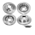 for Chevrolet Silverado GMC Sierra 1500 Front Rear Brake Rotors Brake Pads Kit