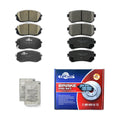 Front & Rear Ceramic Brake Pads For 2015 2016 Hyundai Sonata With Manual Parking