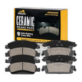 D1363 D1707 Front and Rear Ceramic Brake Pads Sets for GMC Sierra 1500 Limite...