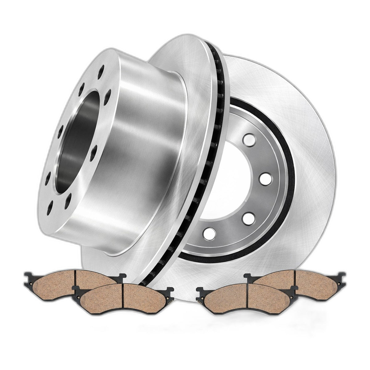 Rear Disc Brake Rotors and Brake Pads Kit for Dodge Ram 2500 3500 2WD 4WD
