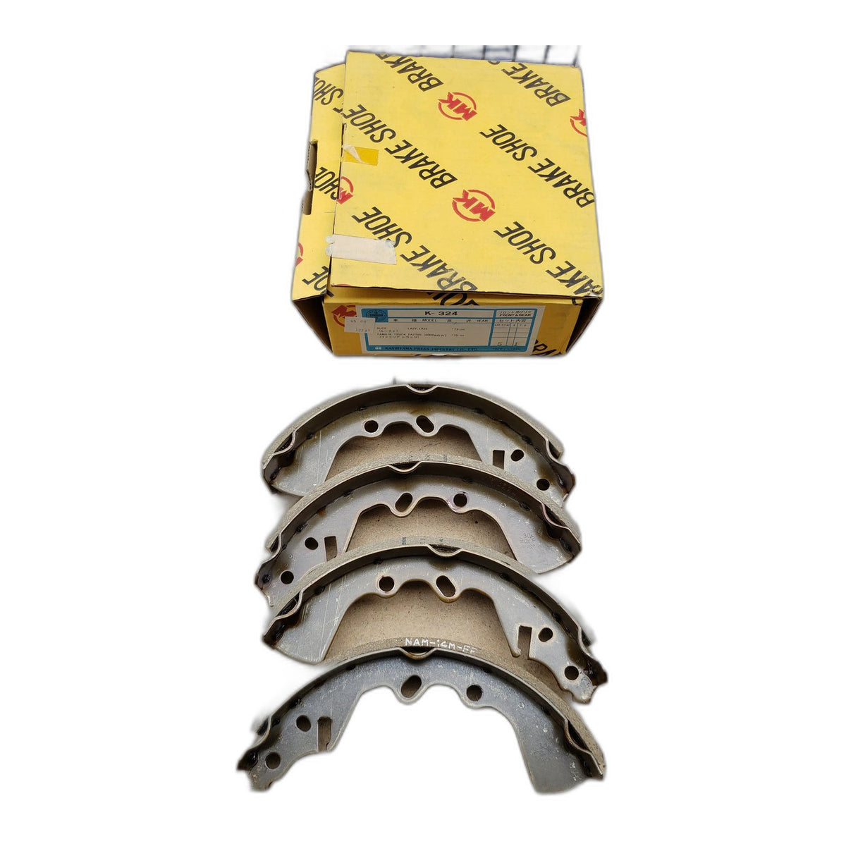 Front Rear Drum Brake Shoes MK K-324 Japan Fits Mazda Familia Truck