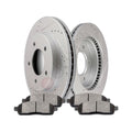 Front Disc Brake Rotors And Ceramic Pads Kit For Ford F150 1997 - 2004
