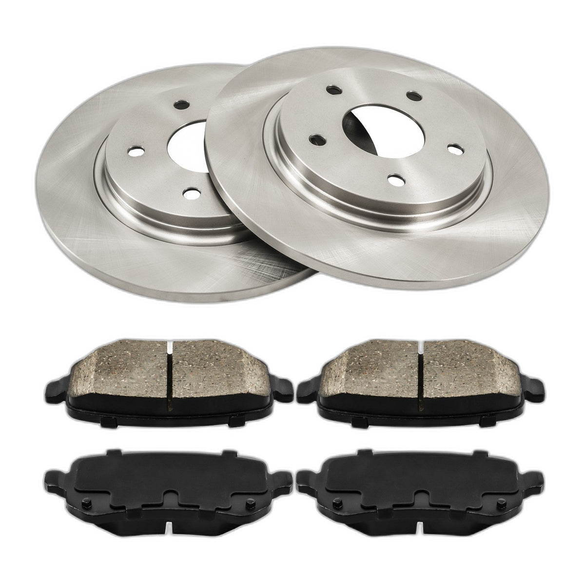 Rear Brake Rotors and Ceramic Pads Kit For Town&Country Grand Caravan Journey