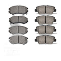 Front and Rear Disc Ceramic Brake Pads for 2010 2011 Kia Soul 2.0L Models