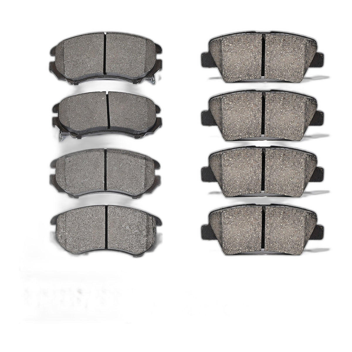 Front and Rear Disc Ceramic Brake Pads for 2010 2011 Kia Soul 2.0L Models
