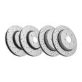 Front Rear Brake Rotor & Ceramic Pad Kit For Dodge Durango Jeep Grand Cherokee