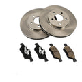 4x Front Brake Pads + 2x Front Brake Rotors Kit for 05-07 Ford Escape 3L V6