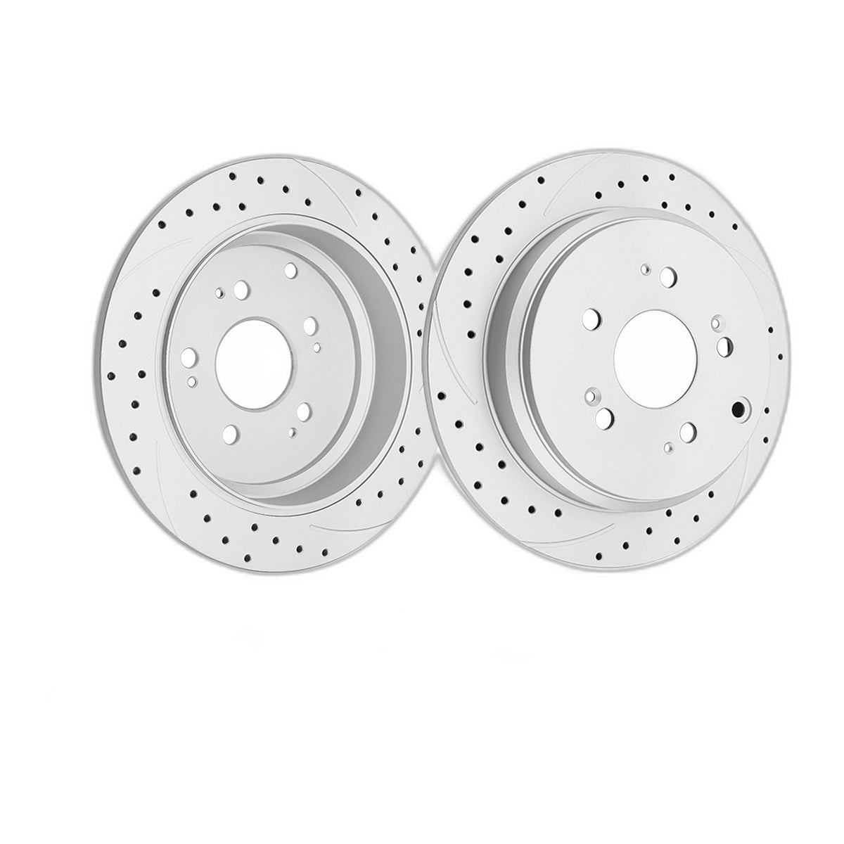 Rear Brake Rotors and Pads Kit for 2005-2010 Honda Odyssey Brakes Slotted