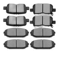 Front Rear Ceramic Brake Pads Set 8Pcs D793 D865 for Honda Odyssey Acura MDX