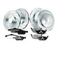 Front Rear Rotor Brake Pads for 2005 2006 2007 Ford Escape Mazda Tribute Mariner