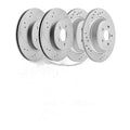 AWD Front & Rear Brake Rotors Brake Pads Kit for 2017 2018 2019 Ford Escape 1.5L