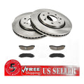 Front Brake Rotors & Front Brake Pads Kit for 15-17 11-14 5.0L/3.5T Ford F-150