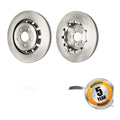 Front Ceramic Coated Brake Rotors & Pads Kit For Ford Explorer 3.5L 2013-2019