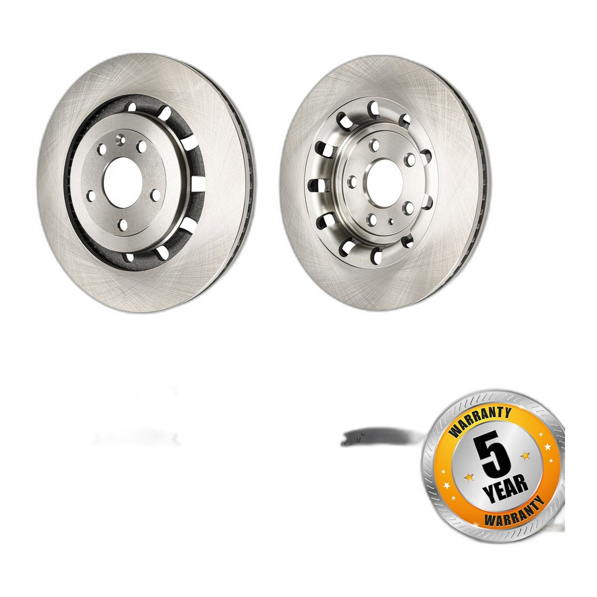 Front Ceramic Coated Brake Rotors & Pads Kit For Ford Explorer 3.5L 2013-2019