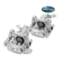 Pair Rear Brake Caliper with Bracket for Volkswagen Jetta Golf Audi A3 Quattro