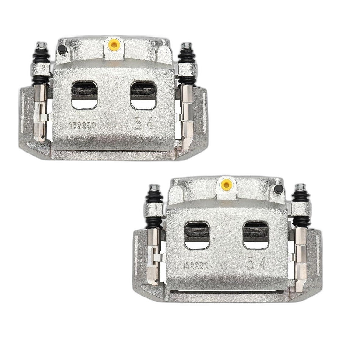 Pair Front Left Right Disc Brake Calipers w/ Bracket for Dodge Ram 1500 Durango
