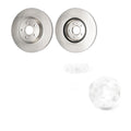 Front Ceramic Brake Pads Vented Rotors Kit For 2013-2016 Ford Escape 1.6T 1645