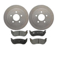 Rear Disc Brake Rotors and Brake Pads Kit for Jeep Liberty Jeep TJ