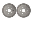 Rear Disc Rotors + Ceramic Brake Pads Kit for Toyota Highlander Toyota Sienna
