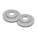 Front Disc Rotors + Ceramic Brake Pads for 2006 - 2010 Ford Explorer Mountaineer