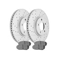 FWD 296mm Front Brake Rotors + Brake Pads For 2007 - 2009 Ford Edge Lincoln MKX