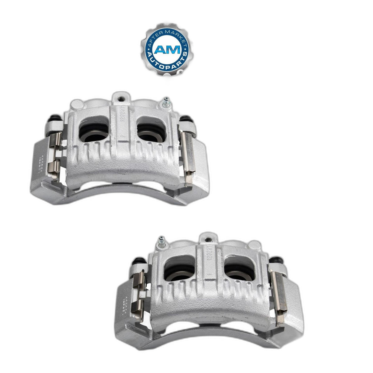 Front Disc Brake Caliper with Bracket & Hardware Pair for Ford Lincoln