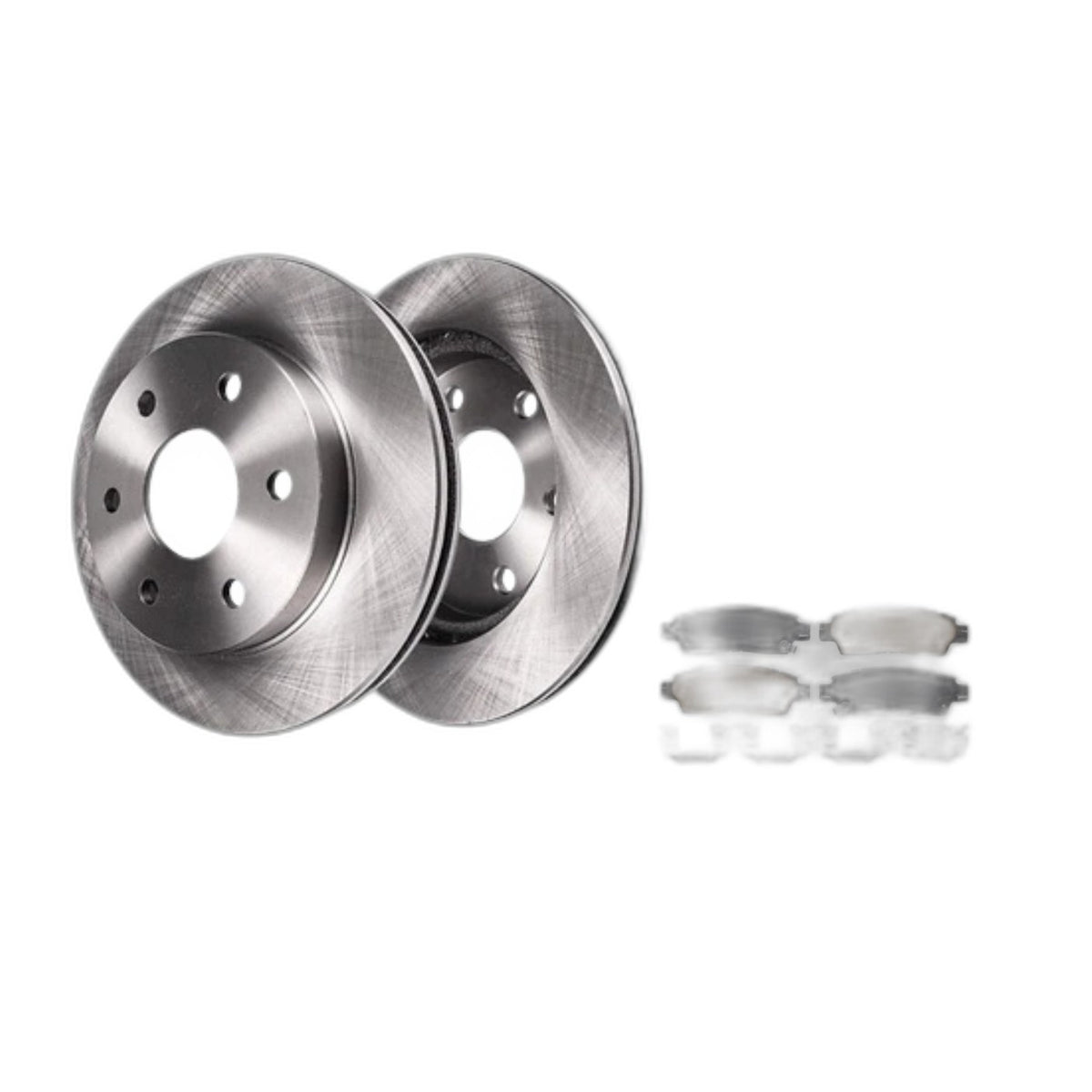Rear Rotors Ceramic Brake Pads Kit 325mm 12.8in Chevy Trailblazer GMC Envoy SSR