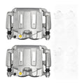 Pair Front Brake Calipers w/Brackets Fits Ford F-250 F-350 Super Duty 2005-2012