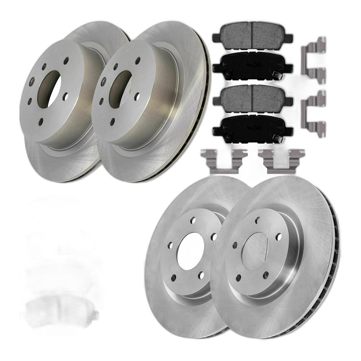 Brake Kit Nissan Rogue 2008-2013 Front Rear 11.65 11.5 Rotors Pads