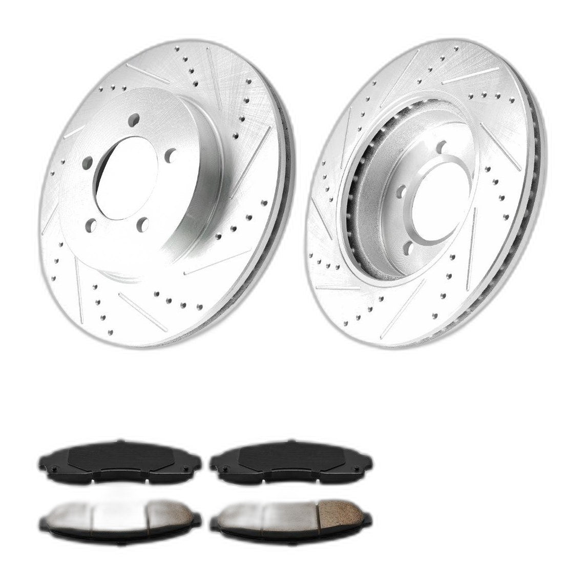 Front Brake Rotors and Pads Kit For 2002-2005 Ford Explorer Mercury Mountaineer