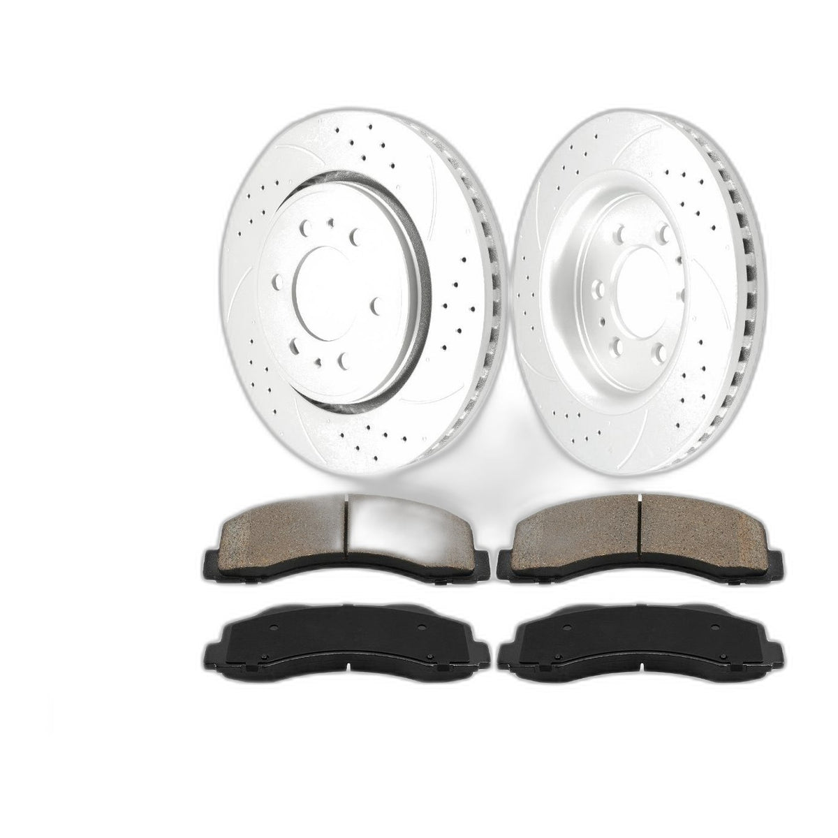 Front Brake Rotors and Pads Kit For Ford Expedition 2010-2021 F-150 2010-2020