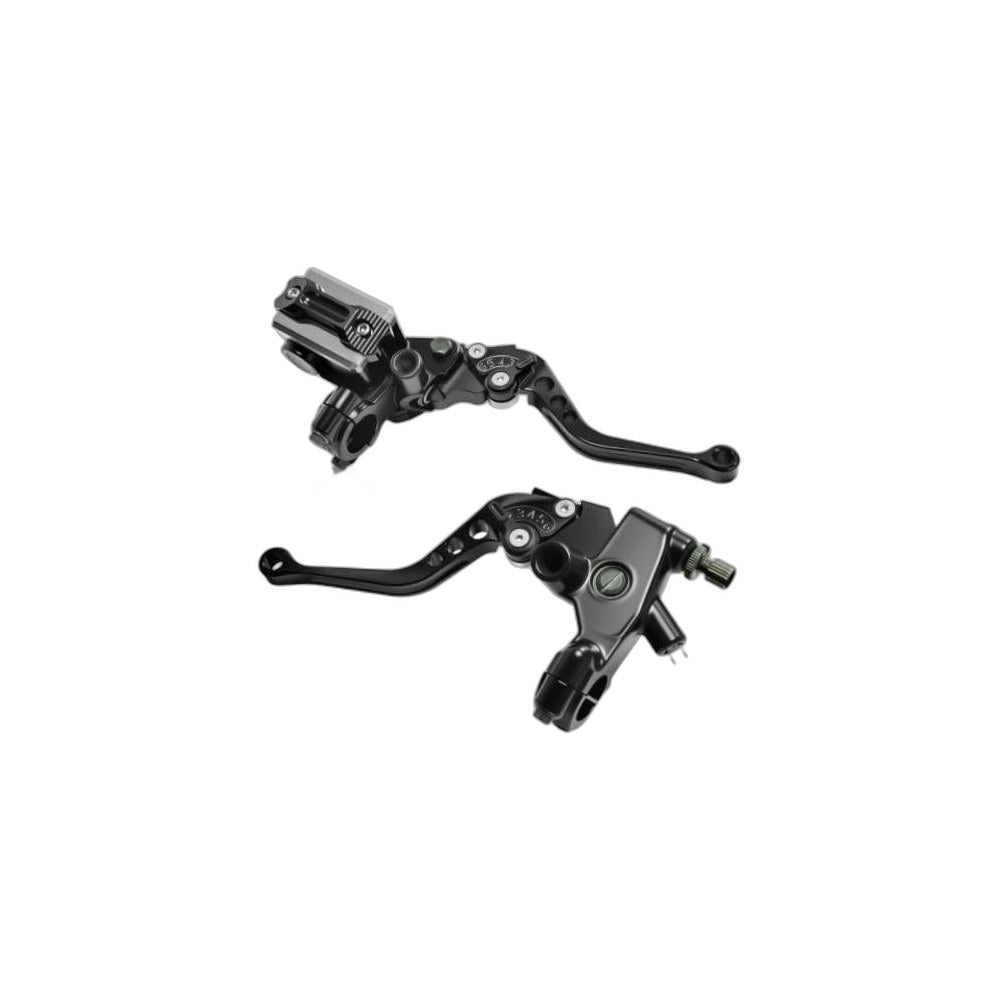 7/8" 22mm Universal Motorcycle Brake Master Cylinder Clutch Lever - CNC Black