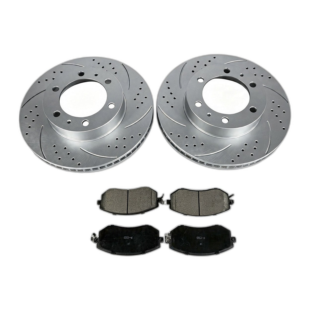 6 Lug Front Brake Rotors Ceramic Brake Pads Kit For Toyota Tacoma 2005-2020 2021