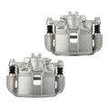 Pair Front Brake Calipers With Bracket For 09-13 2015-2019 Honda Fit Hatchback