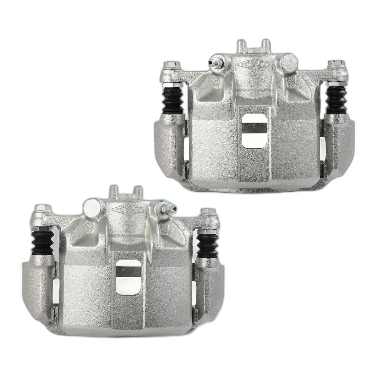 Pair Front Brake Calipers With Bracket For 09-13 2015-2019 Honda Fit Hatchback