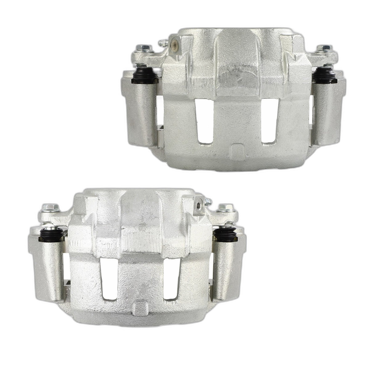 Pair Front Brake Calipers With Bracket For 1999-2000 Ford F-250 Super Duty 4WD