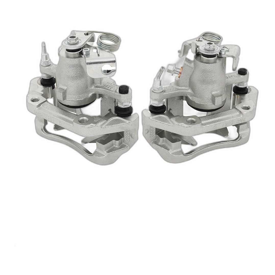 Rear Pair Brake Calipers Left & Right w/Bracket For Ford Edge 2011-2013 2014