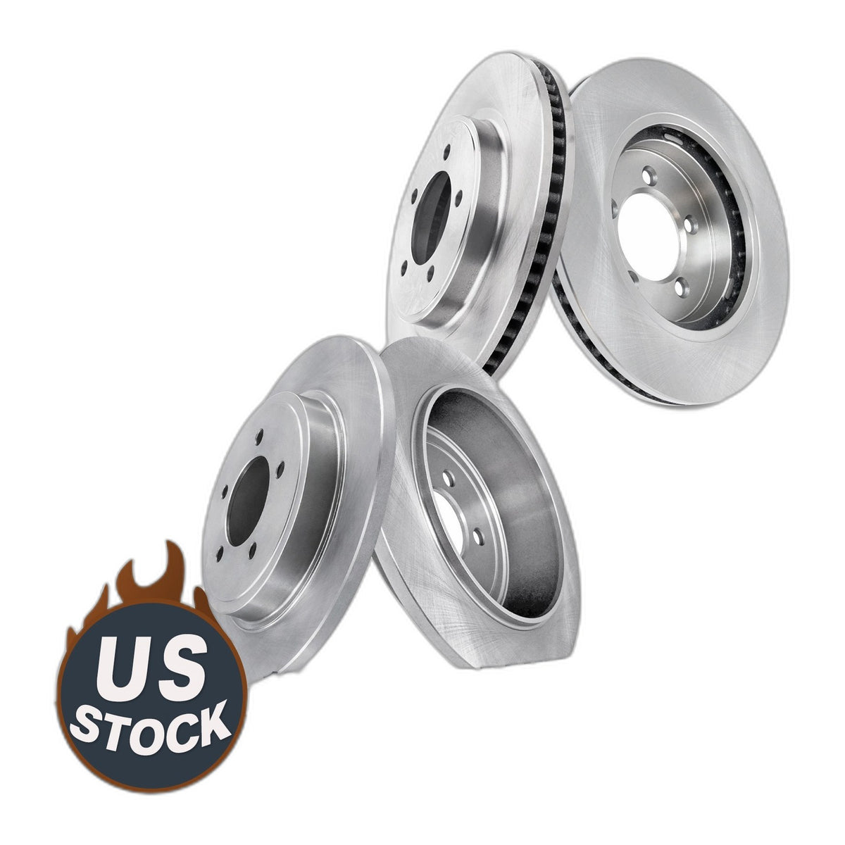 Front Rear Brake Rotors Kit for 2006 - 2010 Ford Explorer Mercury Mountaineer