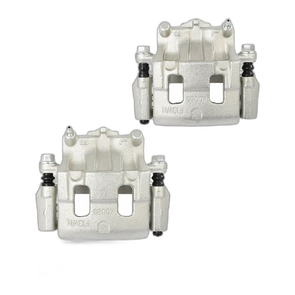 Front Pair Brake Calipers w/ Bracket For 2007 2008 2009 FORD EDGE AWD
