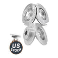 Front Rear Drilled Disc Brake Rotors Pads Kit for Ford Escape Transit Connect