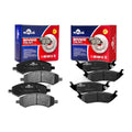 8PCS Front and Rear Ceramic Brake Pads Set For Dodge Ram 1500 2006 - 2018