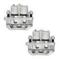 Pair Front Brake Calipers Left Right with Brackets Fits 2011-2014 Ford Edge 3.7L