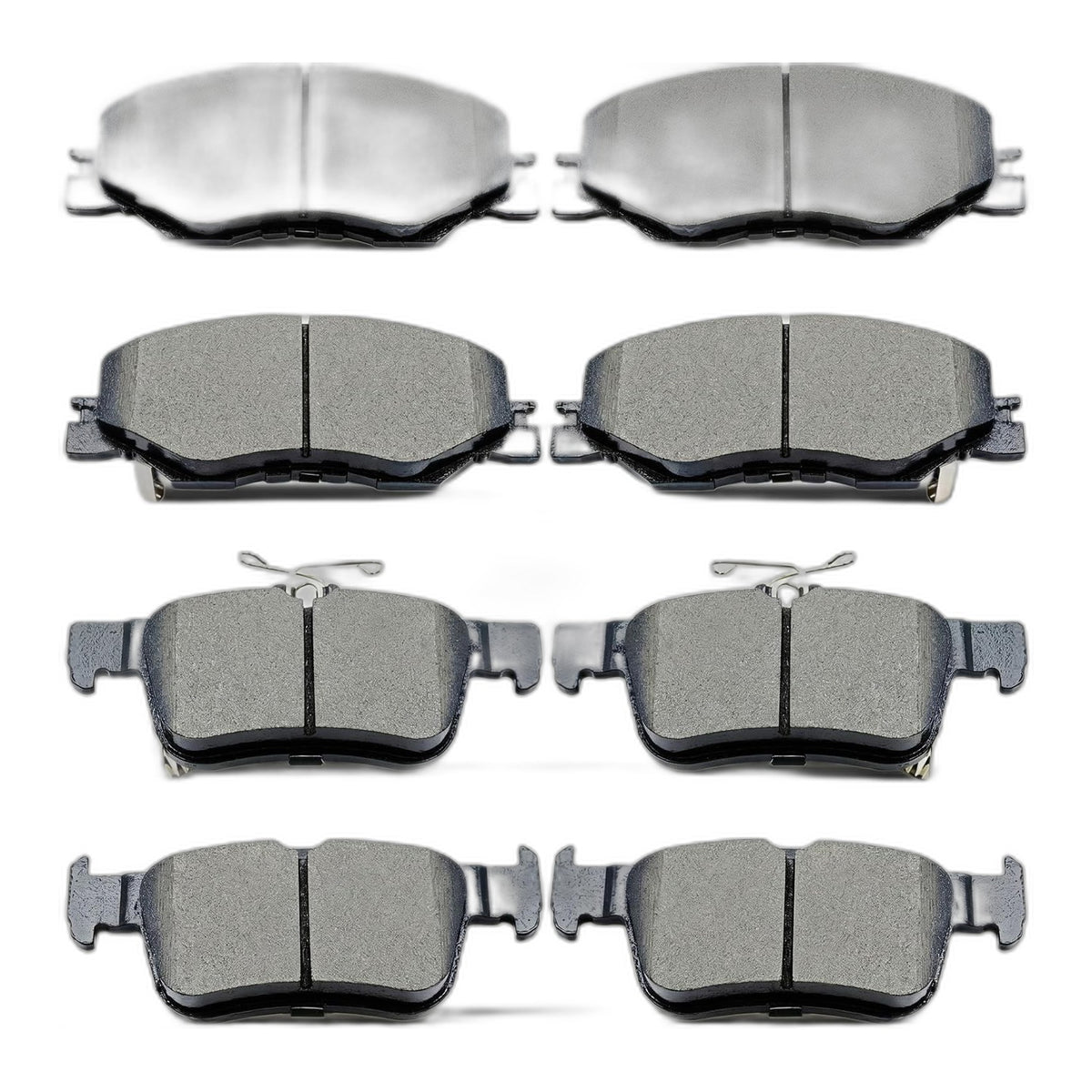 D2185 D1878 Front Rear Ceramic Brake Pads Set for 2022-2024 Honda Civic Lx/S