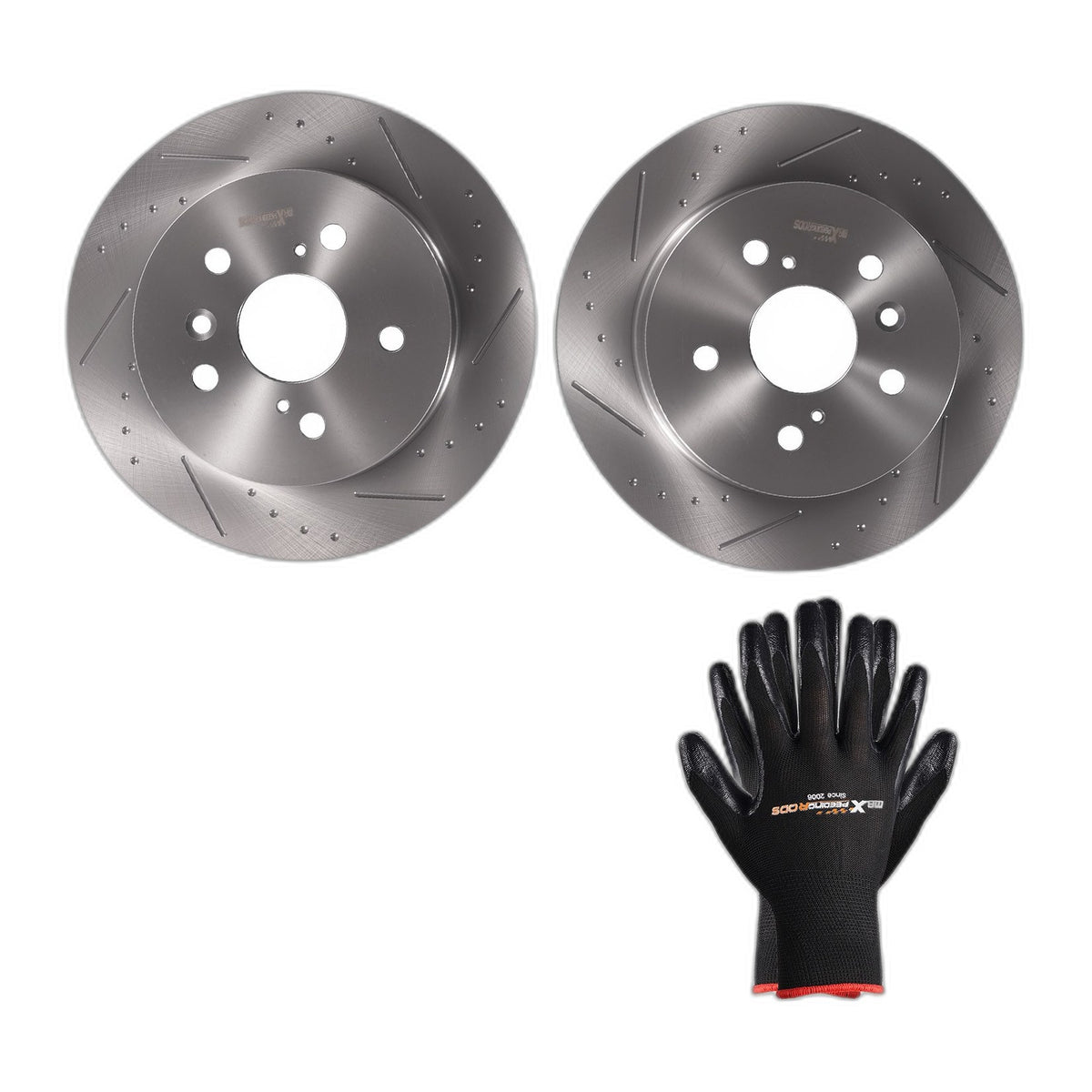 Rear Brake Rotors and Pads Kit for Lexus ES350 2007-2012 Toyota Avalon 2008-2012