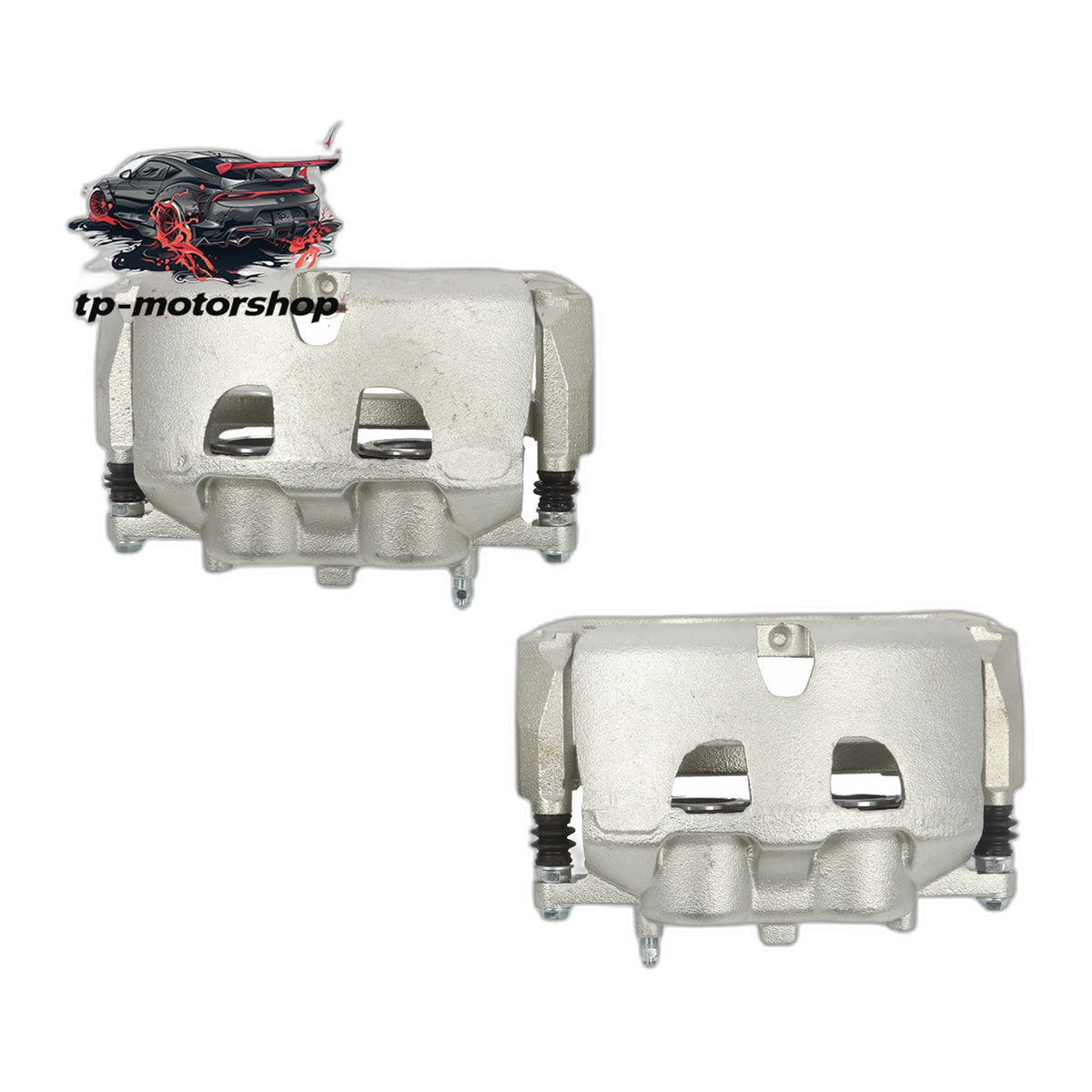 Pair Front Brake Calipers w/ Bracket For Ford F-150 2010-11 Expedition 2010-21