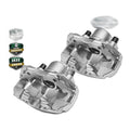 Pair Front Disc Brake Caliper with Bracket for Ford Focus 2012-2018 Escape C-Max